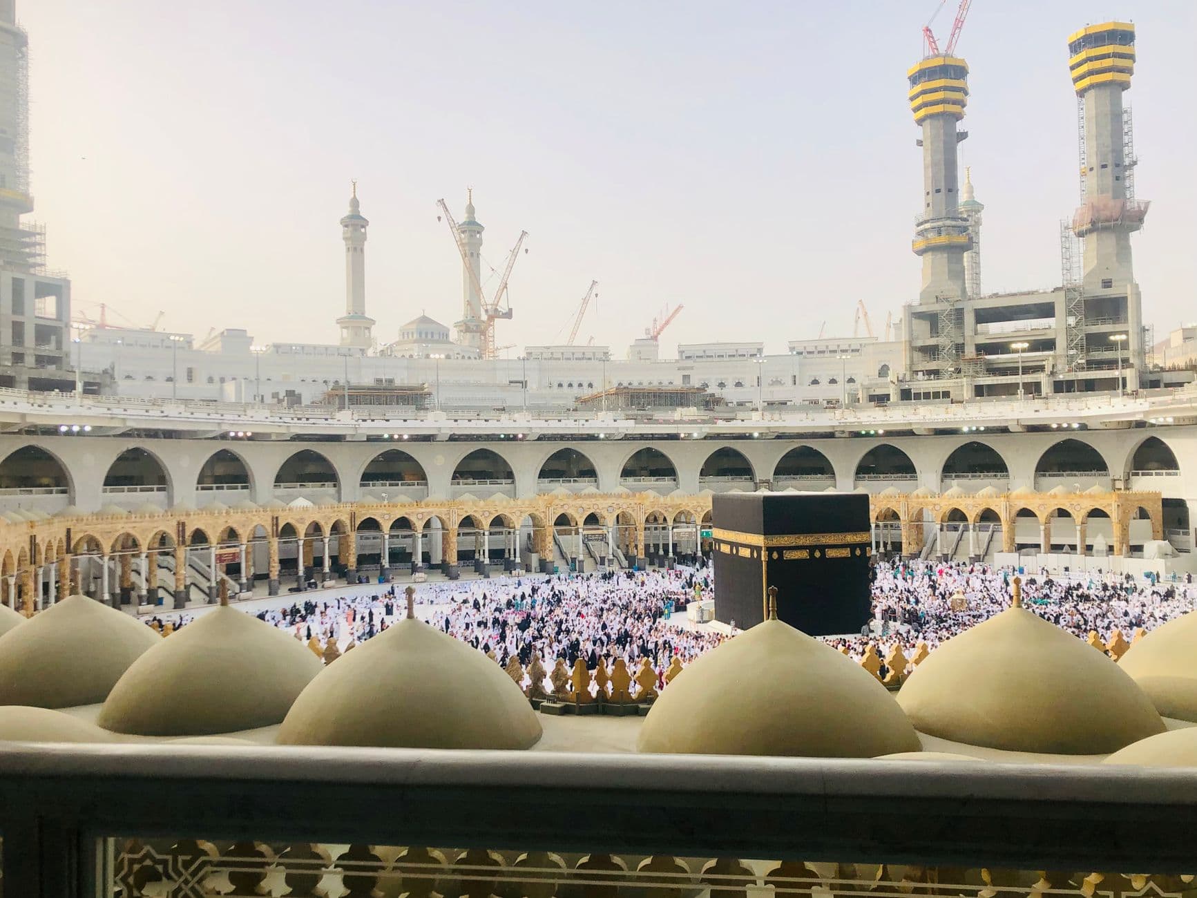 Masjid al-Haram courtyard, stock photograph
